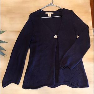 One button cardigan
